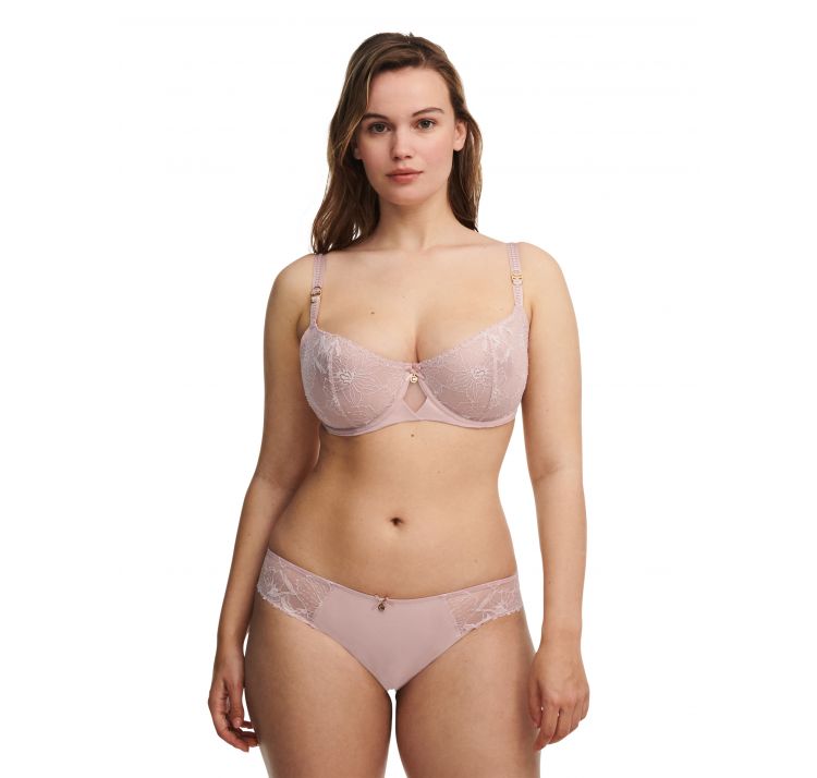 CHANTELLE orchids koronkowy biustonosz half-cup