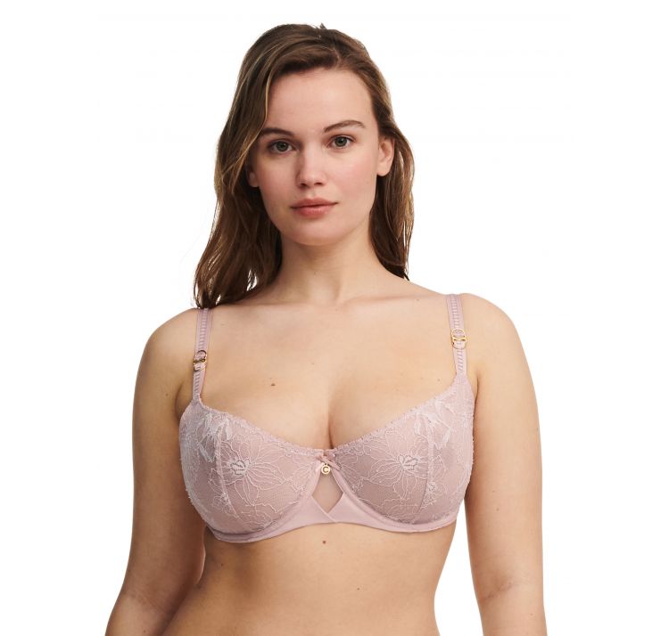 CHANTELLE orchids koronkowy biustonosz half-cup