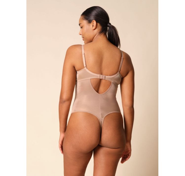 GOSSARD glossies tiulowe body z tŁoczonymi miseczkami na fiszbinach