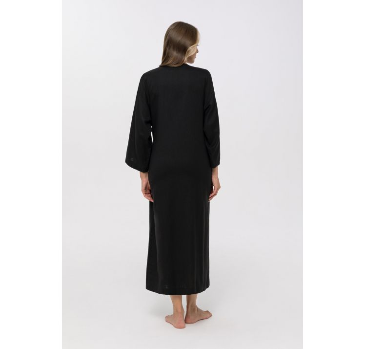 MARC&ANDRE shiny linen letnia sukienka kopertowa 55% len 45% wiskoza