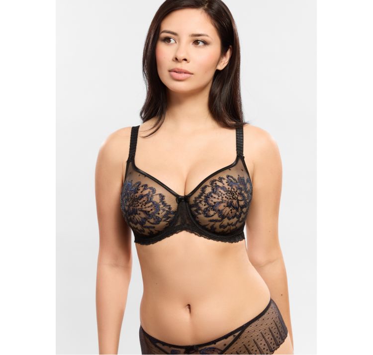 EMPREINTE amour koronkowy biustonosz na fiszbinie z tŁoczonĄ miskĄ