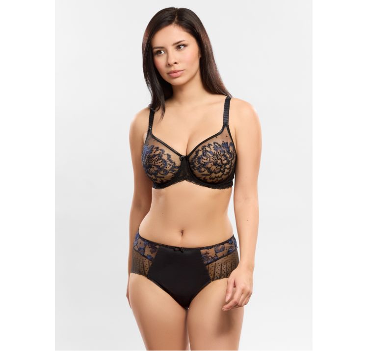 EMPREINTE amour koronkowe majtki z wysokim stanem