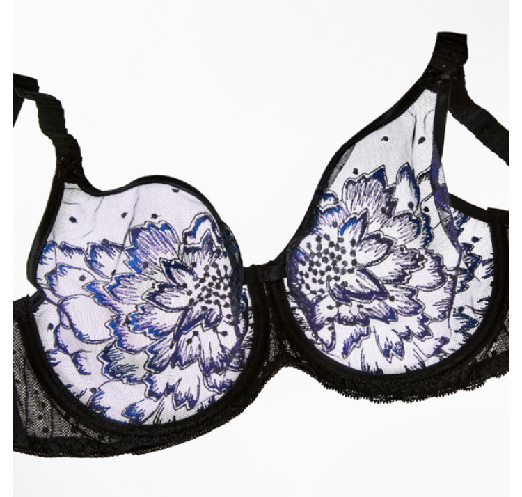 EMPREINTE amour koronkowy biustonosz na fiszbinie z tŁoczonĄ miskĄ