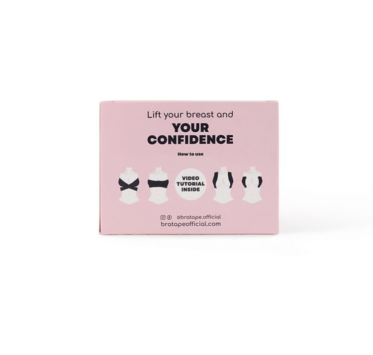 BRA TAPE bra tape beŻowa taŚma do modelowania biustu 10 cm szerokoŚci