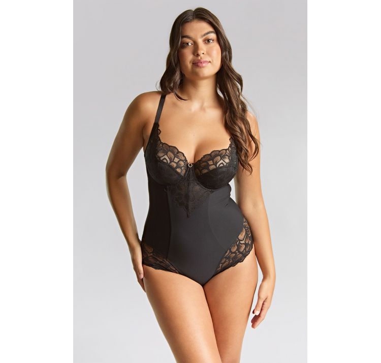 PANACHE allure koronkowe body z biustonoszem na fiszbinach
