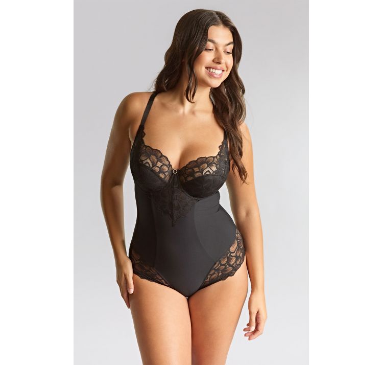 PANACHE allure koronkowe body z biustonoszem na fiszbinach