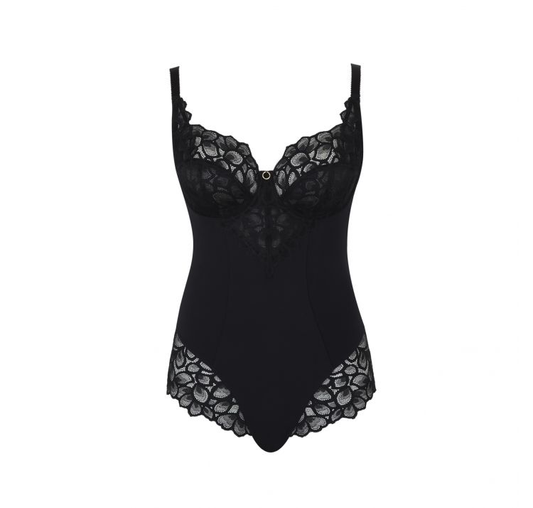 PANACHE allure koronkowe body z biustonoszem na fiszbinach