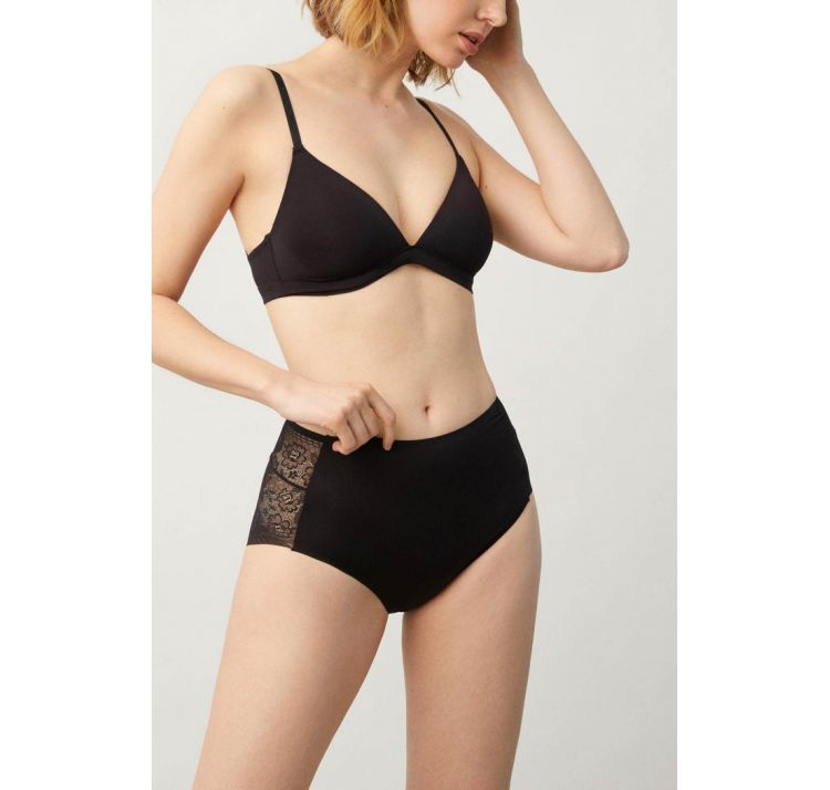 YSABEL MORA wysokie majtki z koronkowym bezszwowym tyŁem