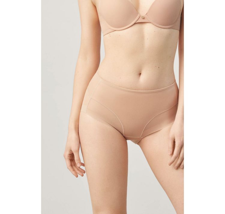 YSABEL MORA wysokie tiulowe majtki z ozdobnym bezszwowym tyŁem