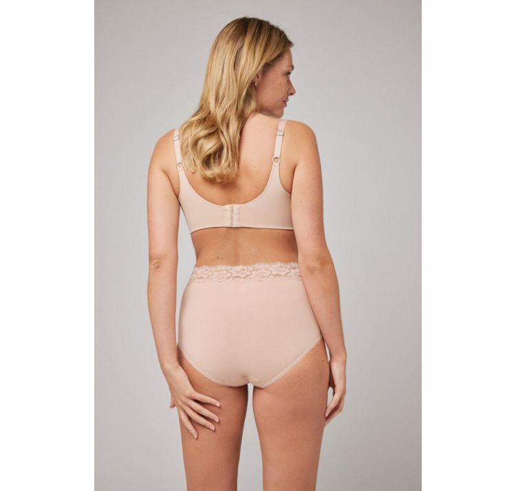 YSABEL MORA baweŁniane modelujĄce brzuch wysokie majtki z koronkĄ