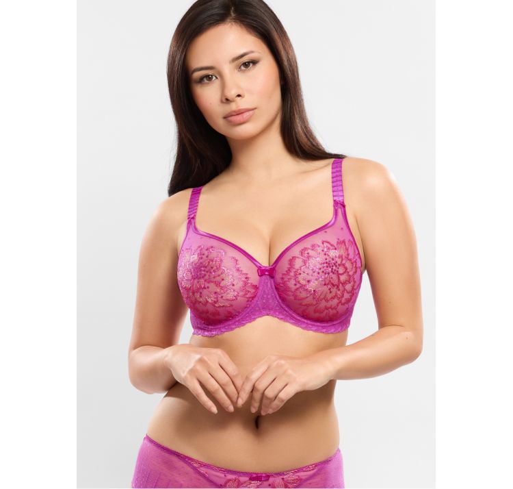 EMPREINTE amour koronkowy biustonosz na fiszbinie z tŁoczonĄ miskĄ