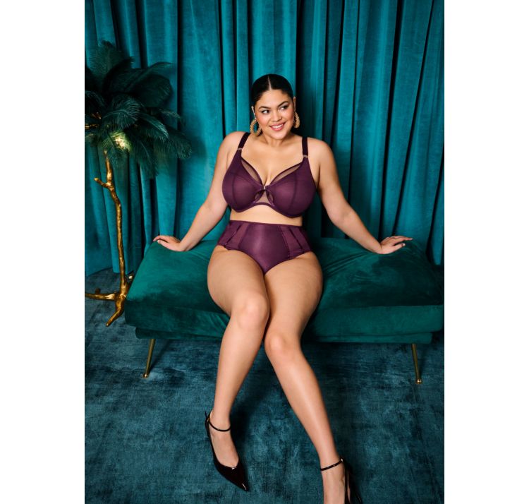 ELOMI kintai tiulowy biustonosz plunge