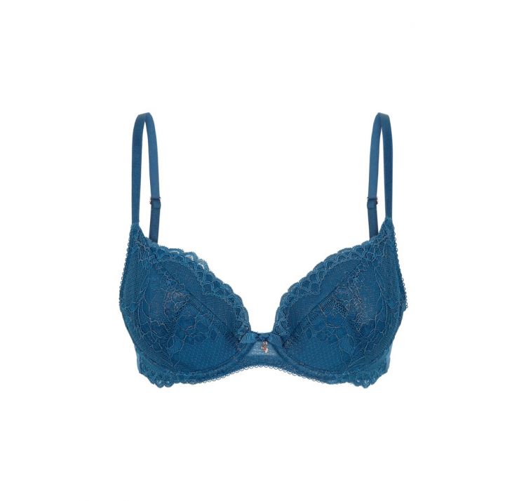 GOSSARD superboost lace plunge bra usztywniany biustonosz