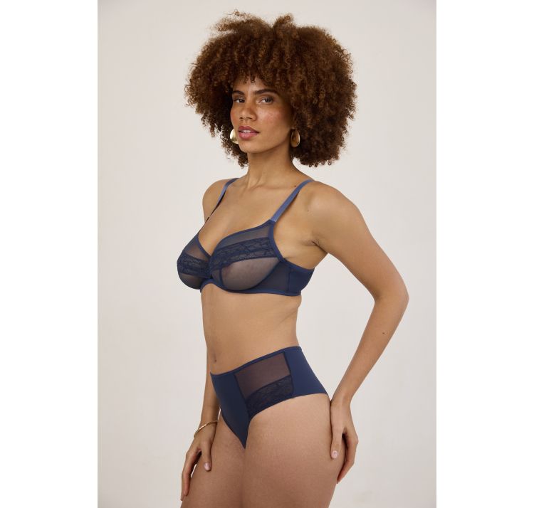 MAISON LEJABY nudite elixir tiulowy biustonosz plunge