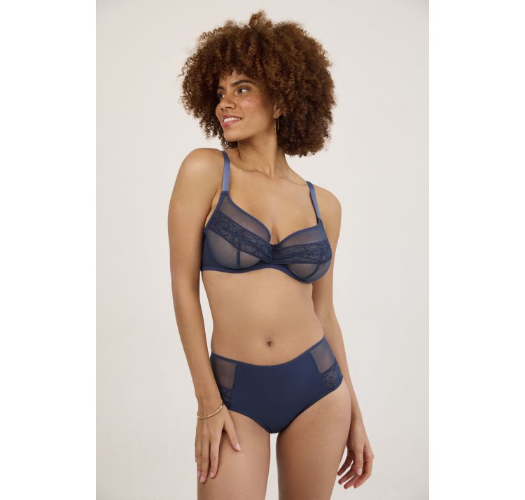 MAISON LEJABY nudite elixir tiulowy biustonosz plunge