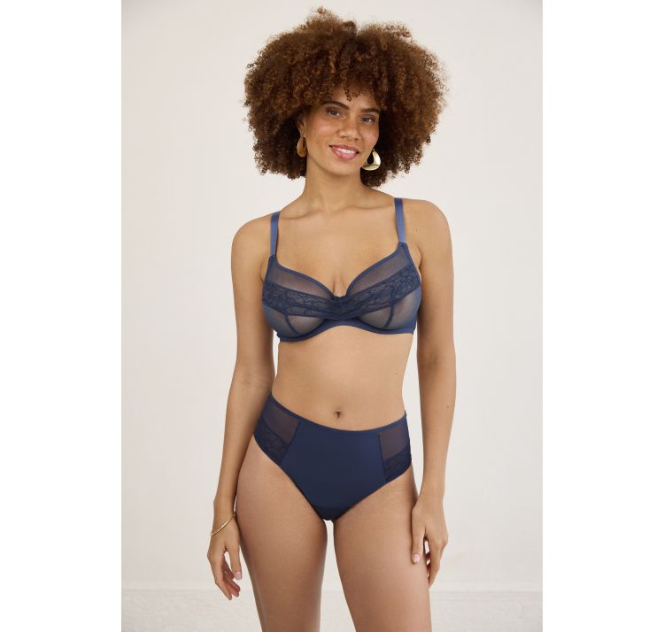 MAISON LEJABY nudite elixir tiulowy biustonosz plunge