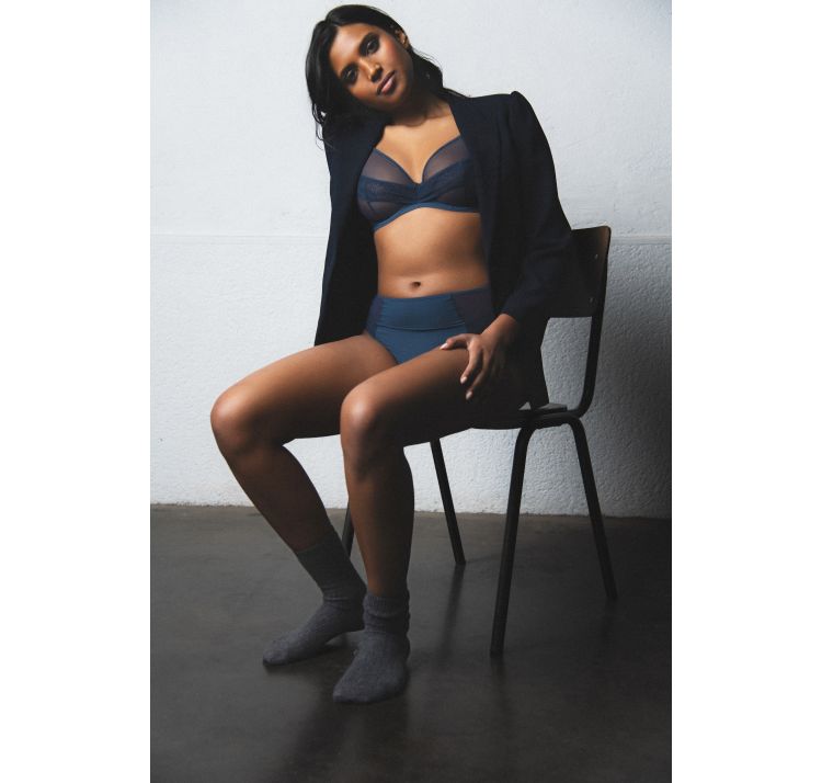 MAISON LEJABY nudite elixir tiulowy biustonosz plunge