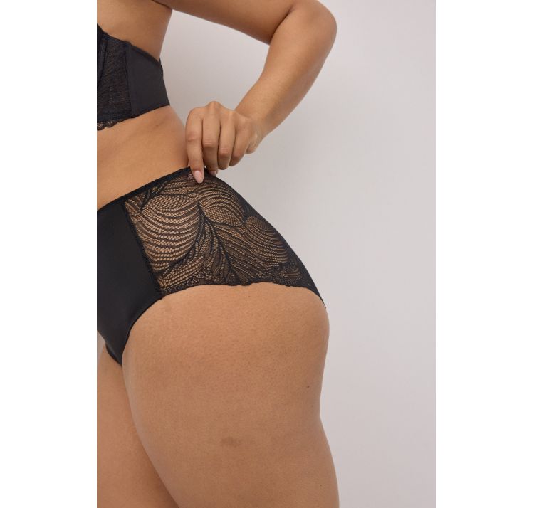 YSABEL MORA wysokie majtki w ozdobnym koronkowym tyŁem