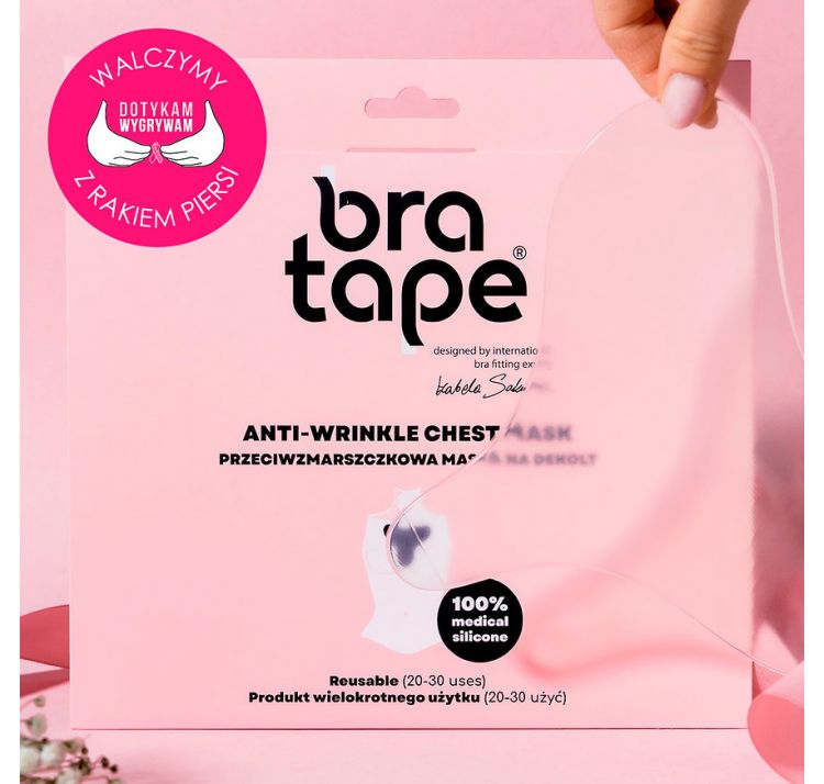 BRA TAPE bra tape przeciwzmarszczkowa wielorazowa maska na dekolt