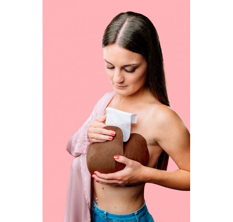 BRA TAPE bra tape brĄzowa taŚma do modelowania biustu 10 cm szerokoŚci