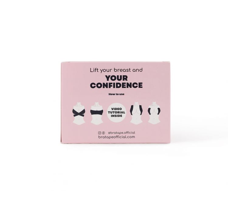 BRA TAPE bra tape czarna taŚma do modelowania biustu 10 cm szerokoŚci