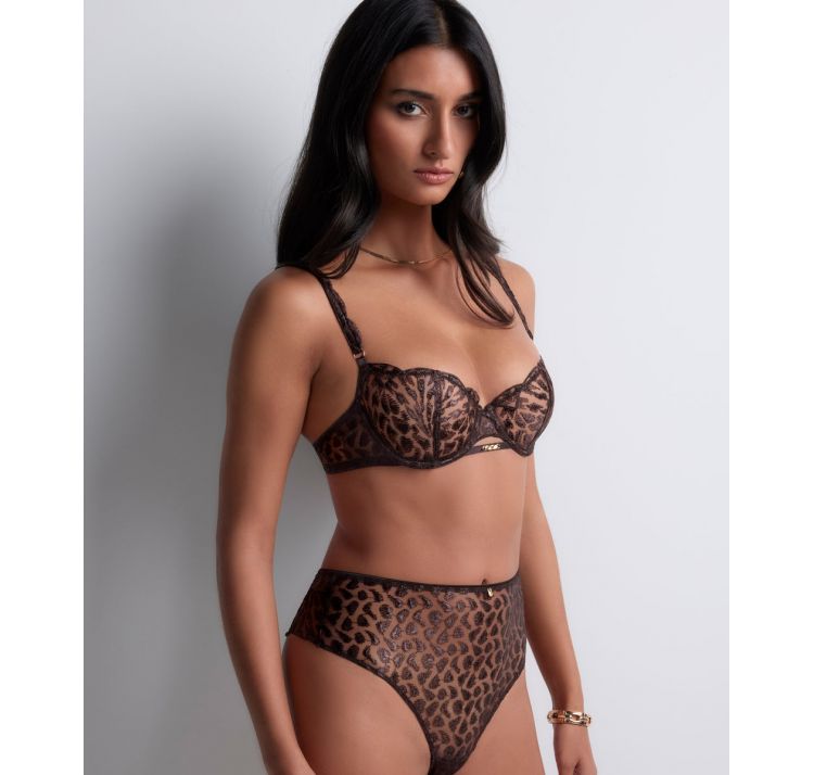 AUBADE PARIS crazy in love koronkowe wysokie figi