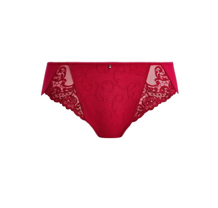 FANTASIE portia haftowane figi z bezszwowym tyŁem