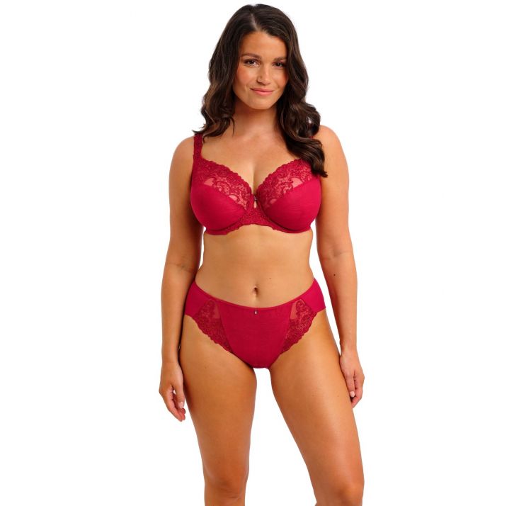 FANTASIE portia haftowane figi z bezszwowym tyŁem