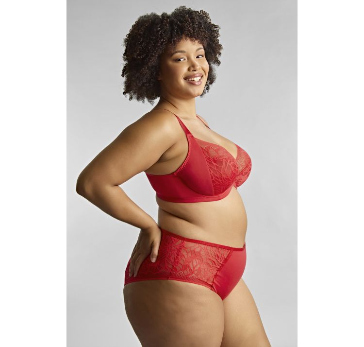 SCULPTRESSE sophia koronkowe wysokie majtki