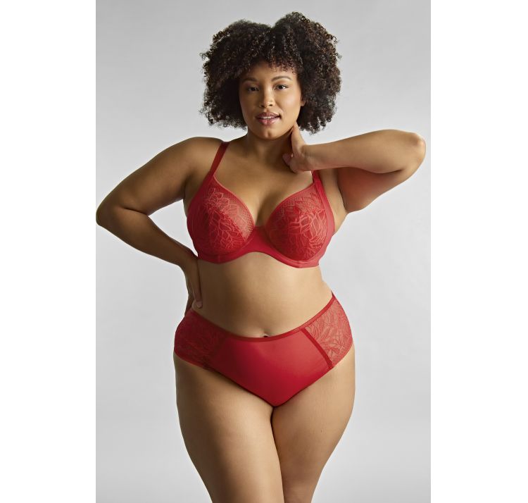 SCULPTRESSE sophia koronkowe wysokie majtki