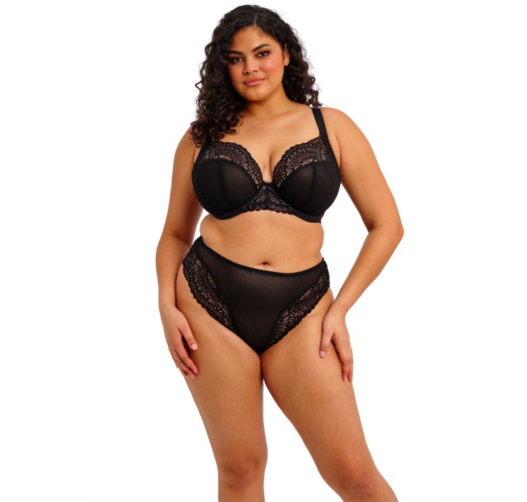 ELOMI tiernie wysokie majtki w bezszwowym koronkowym tyŁem