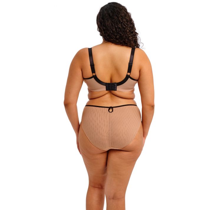 ELOMI teagan tiulowy biustonosz z haftem plunge bra