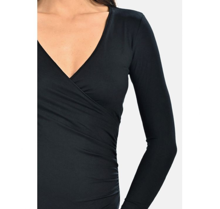 TEYLI avianna wiskozowe body z kopertowym dekoltem