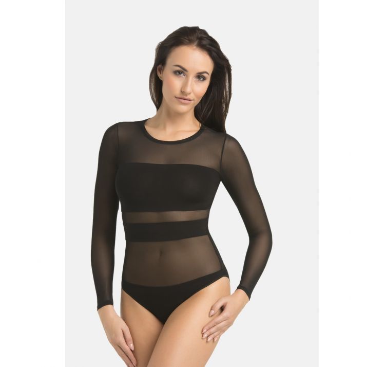 TEYLI stripy body z dŁugim rĘkawem 32% wiskozy