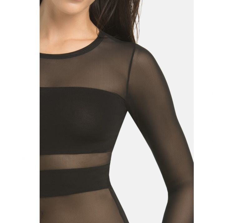 TEYLI stripy body z dŁugim rĘkawem 32% wiskozy