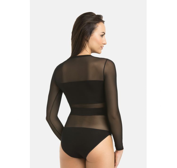 TEYLI stripy body z dŁugim rĘkawem 32% wiskozy