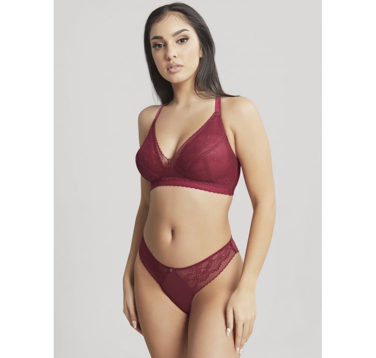 CLEO BY PANACHE alexis koronkowy biustonosz bez fiszbin braletka