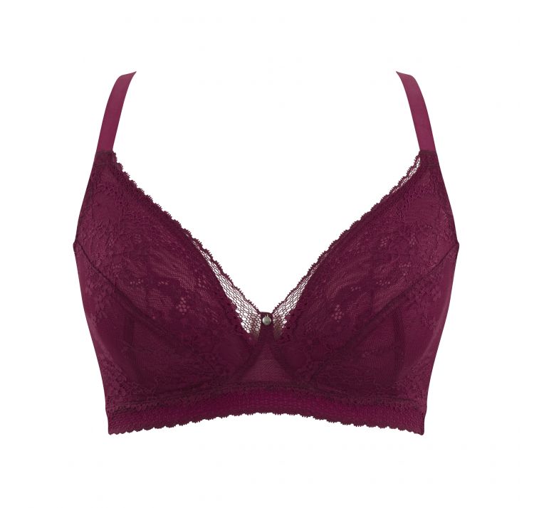 CLEO BY PANACHE alexis koronkowy biustonosz bez fiszbin braletka