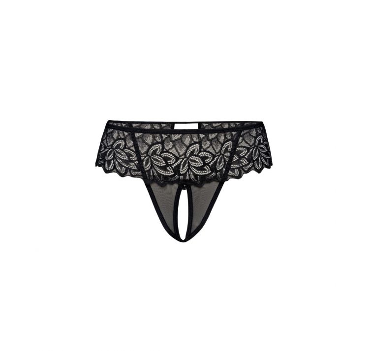 TEYLI rosu zmysŁowe stringi z otwartym krokiem