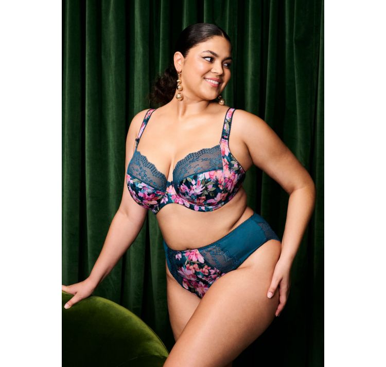 ELOMI lucie biustonosz plunge z elastycznĄ koronkĄ