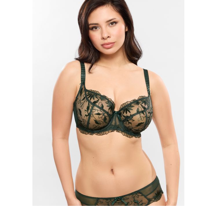 EMPREINTE anouk koronkowy biustonosz na fiszbinie low-necked bra