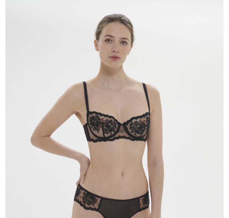 SIMONE PERELE intrigue koronkowy biustonosz half cup