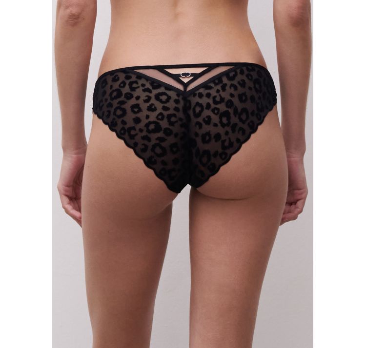 CHANTELLE PULP girls koronkowe figi z z welurowym wzorem