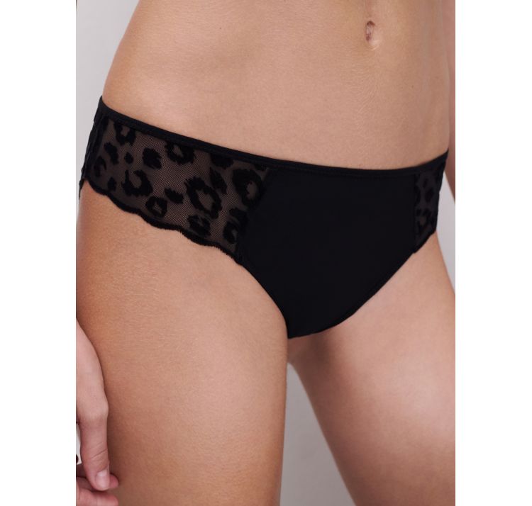 CHANTELLE PULP girls koronkowe figi z z welurowym wzorem