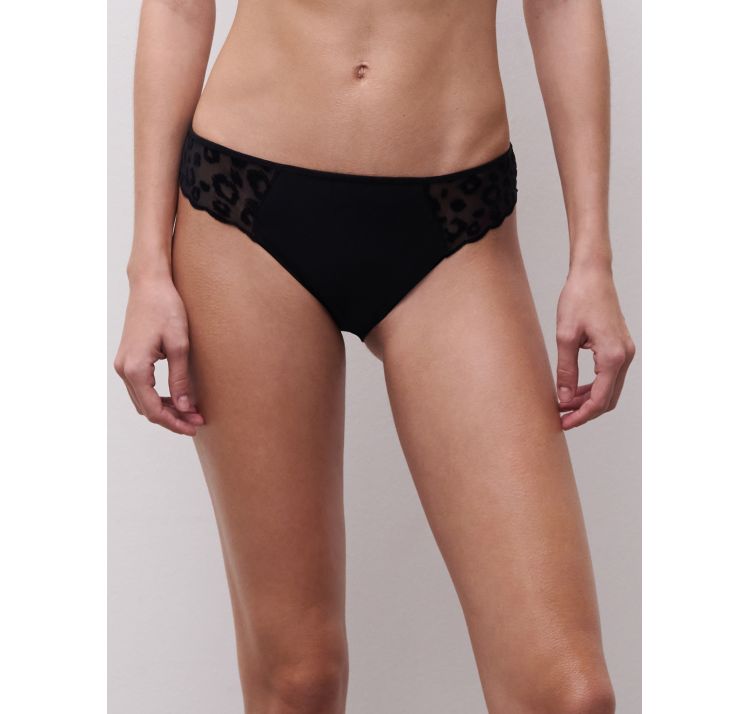 CHANTELLE PULP girls koronkowe figi z z welurowym wzorem