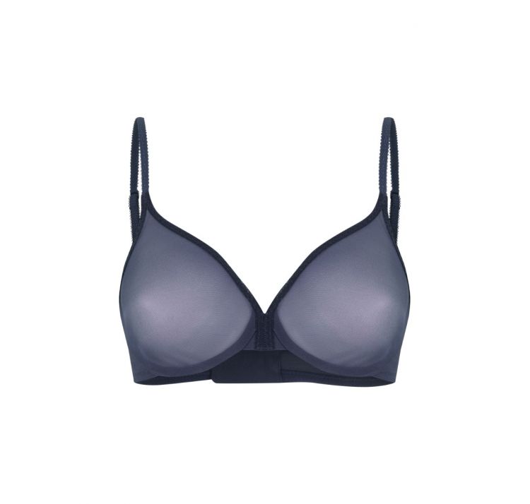 GOSSARD glossies tiulowy biustonosz z tŁoczonĄ miskĄ bezszwowĄ moulded bra