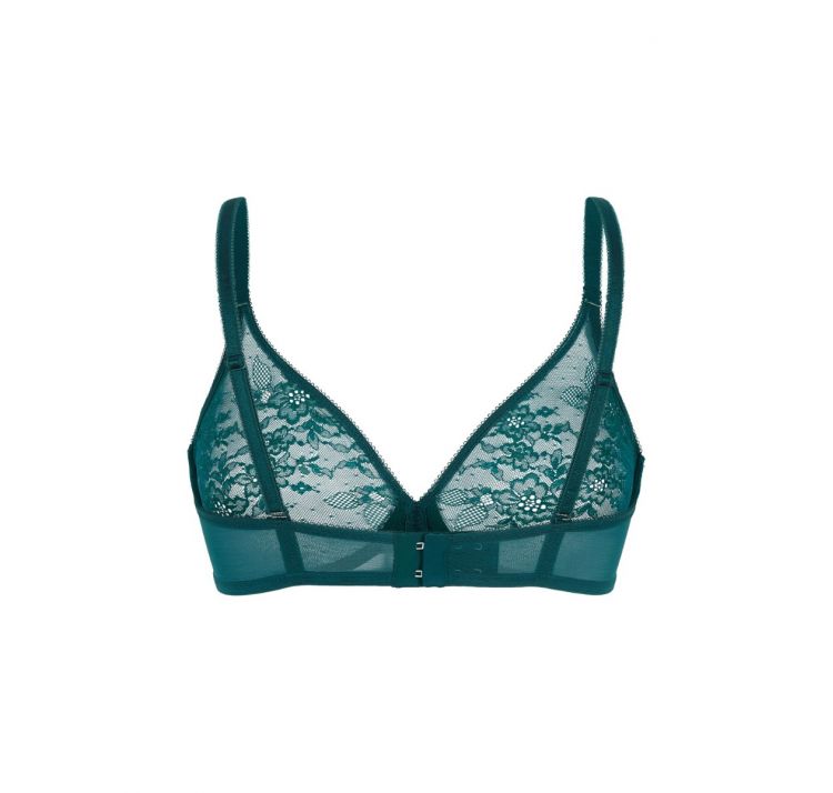 GOSSARD glossies lace sheer bra koronkowy biustonosz z tŁoczonĄ miskĄ