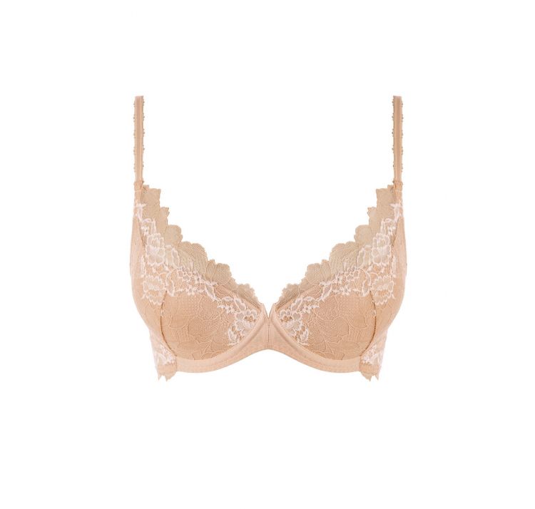WACOAL lace perfection uw biustonosz push up plunge bra