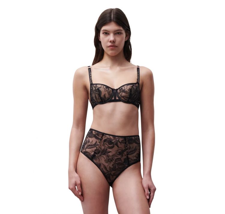 CHANTELLE X spirits koronkowy biustonosz half cup