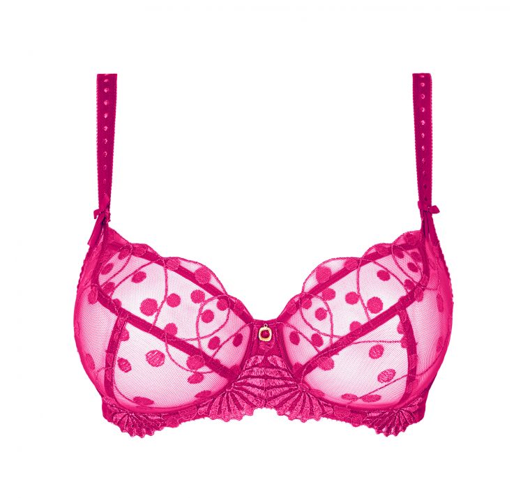 EMPREINTE tess koronkowy biustonosz na fiszbinie low-necked bra